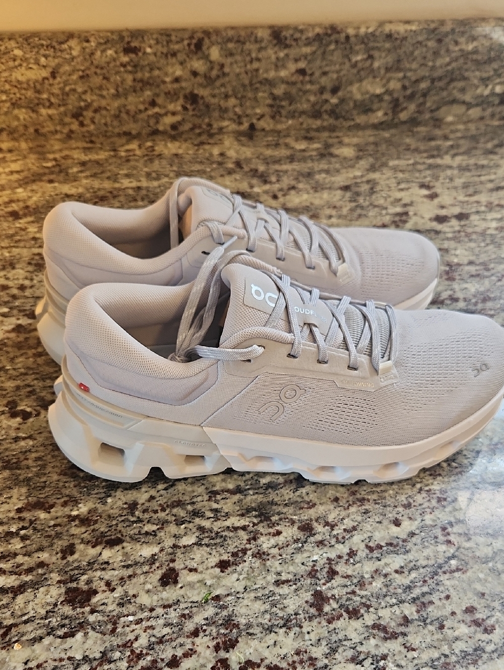 On Running Men's Cloudnova Sneakers in Light Gray and White